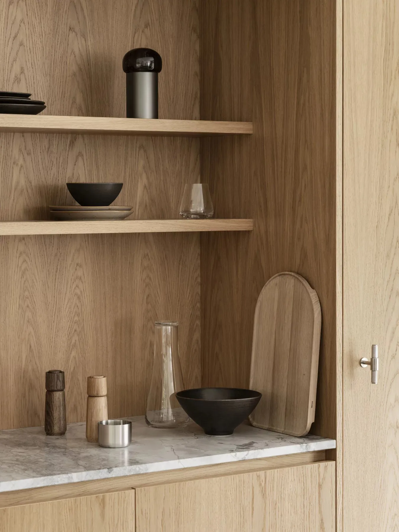 Iris LED-lamp 18 cm, Silver Metal blomus