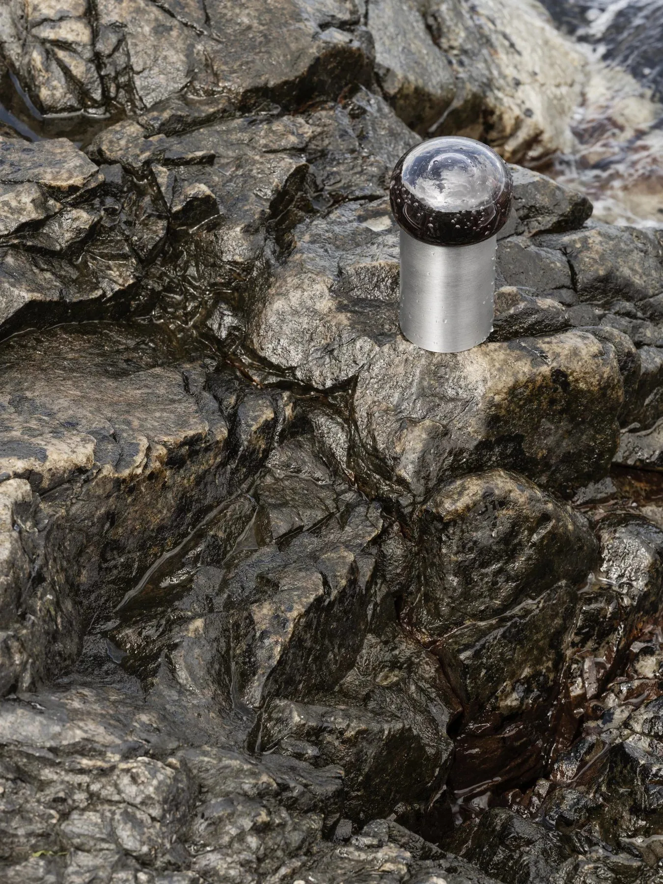 Iris LED-lamp 18 cm, Silver Metal blomus