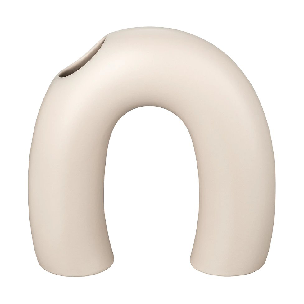 blomus Kagetsu vaas 18 cm Moonbeam | Scandinavisch Interieur | Vazen | Beige