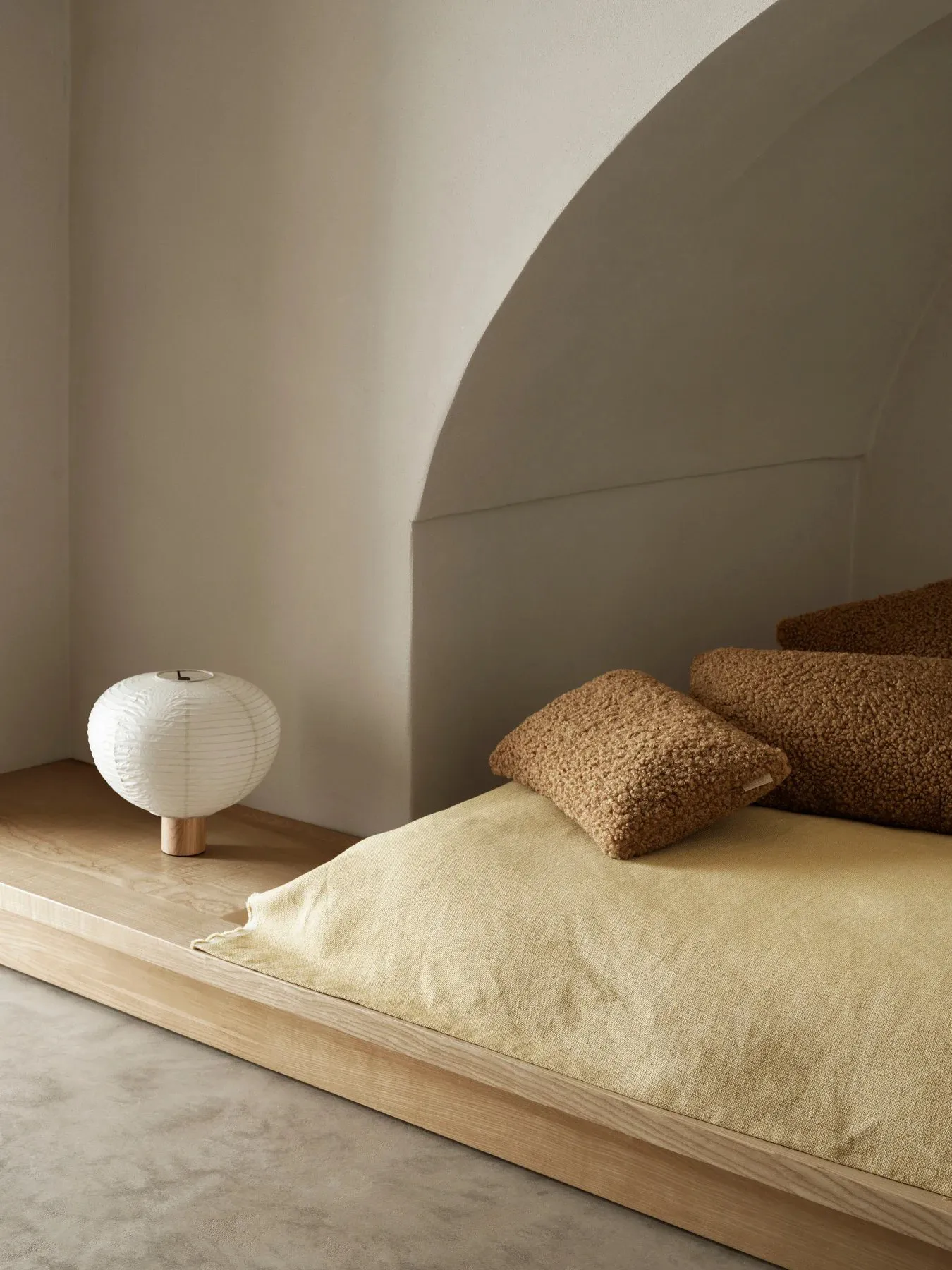 Kami tafellamp, Ek, Ø32 cm blomus