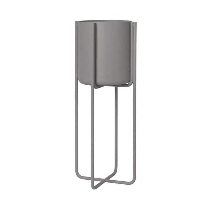 Kena pot op poten S h55 cm Ø22 cm - Steel gray (donkergrijs) - Blomus