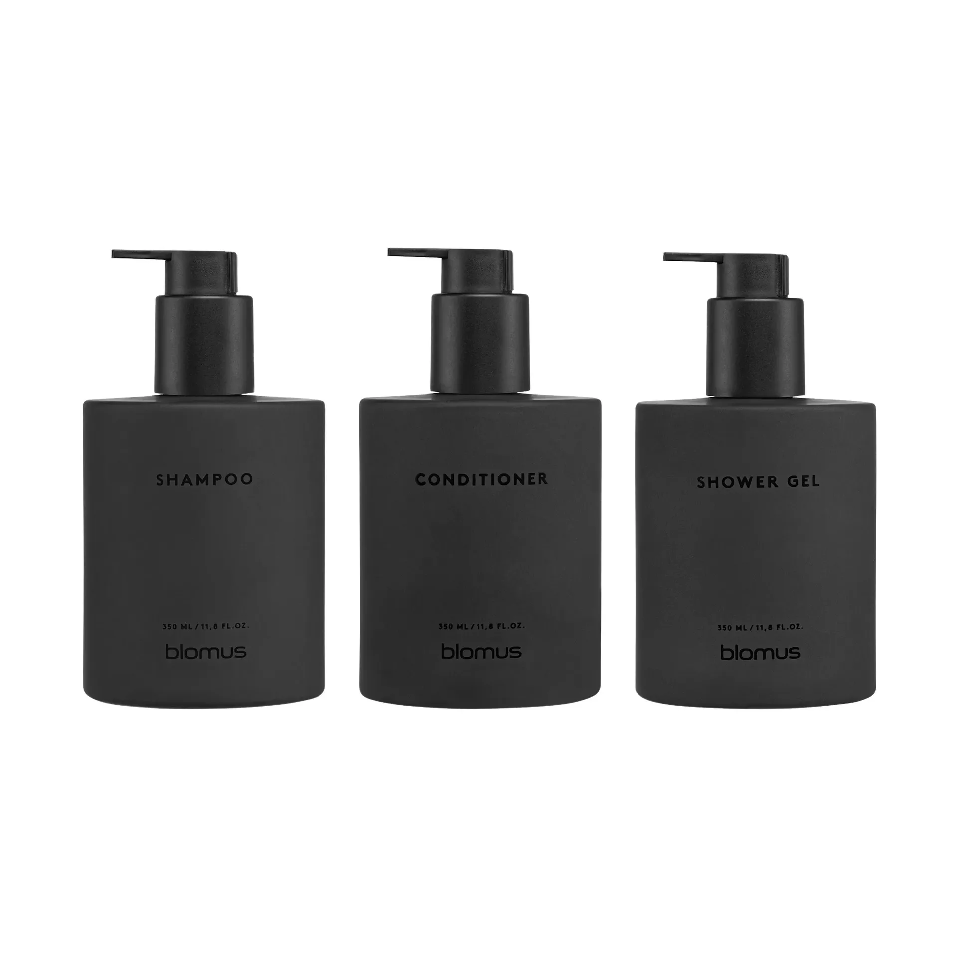Kirei glasflessen inkl. wandhouder 3-pack, Smoke, gelijmd blomus
