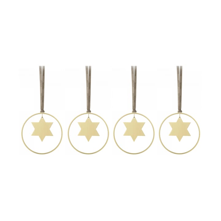 KITAI kersthanger 8,5 cm 4-pack - Stars - Blomus
