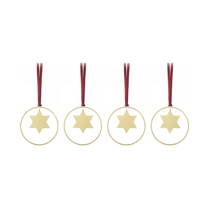 KITAI kersthanger 8,5 cm 4-pack, Stars blomus