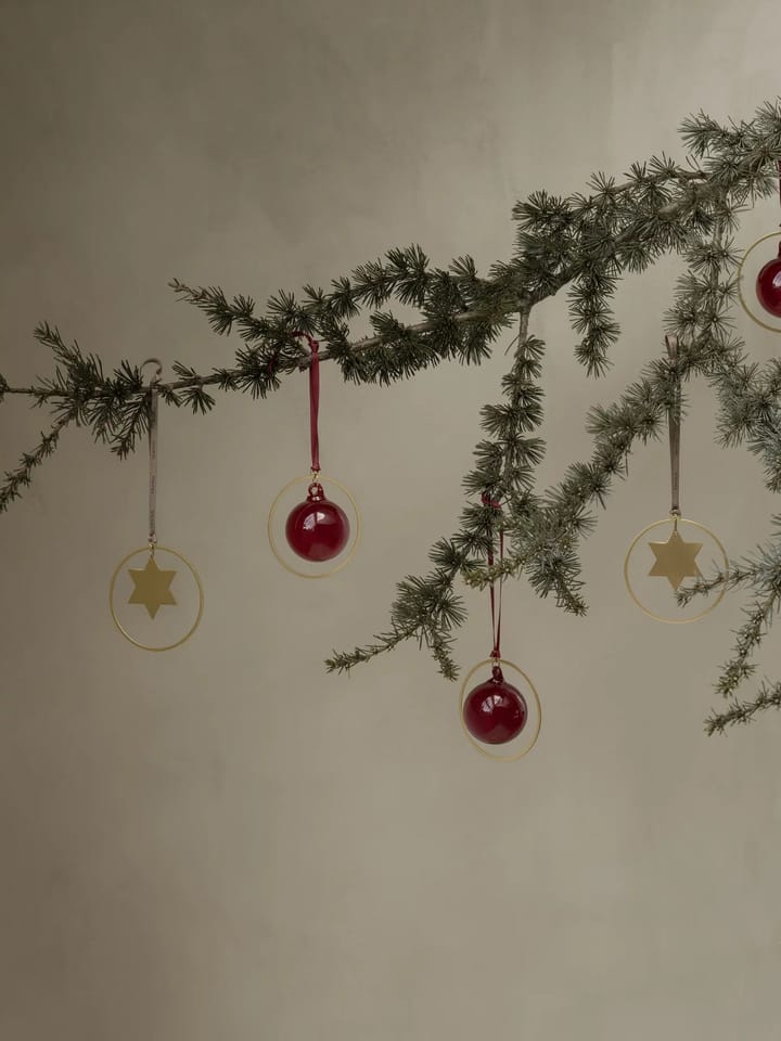 KITAI kersthanger 8,5 cm 4-pack, Stars blomus