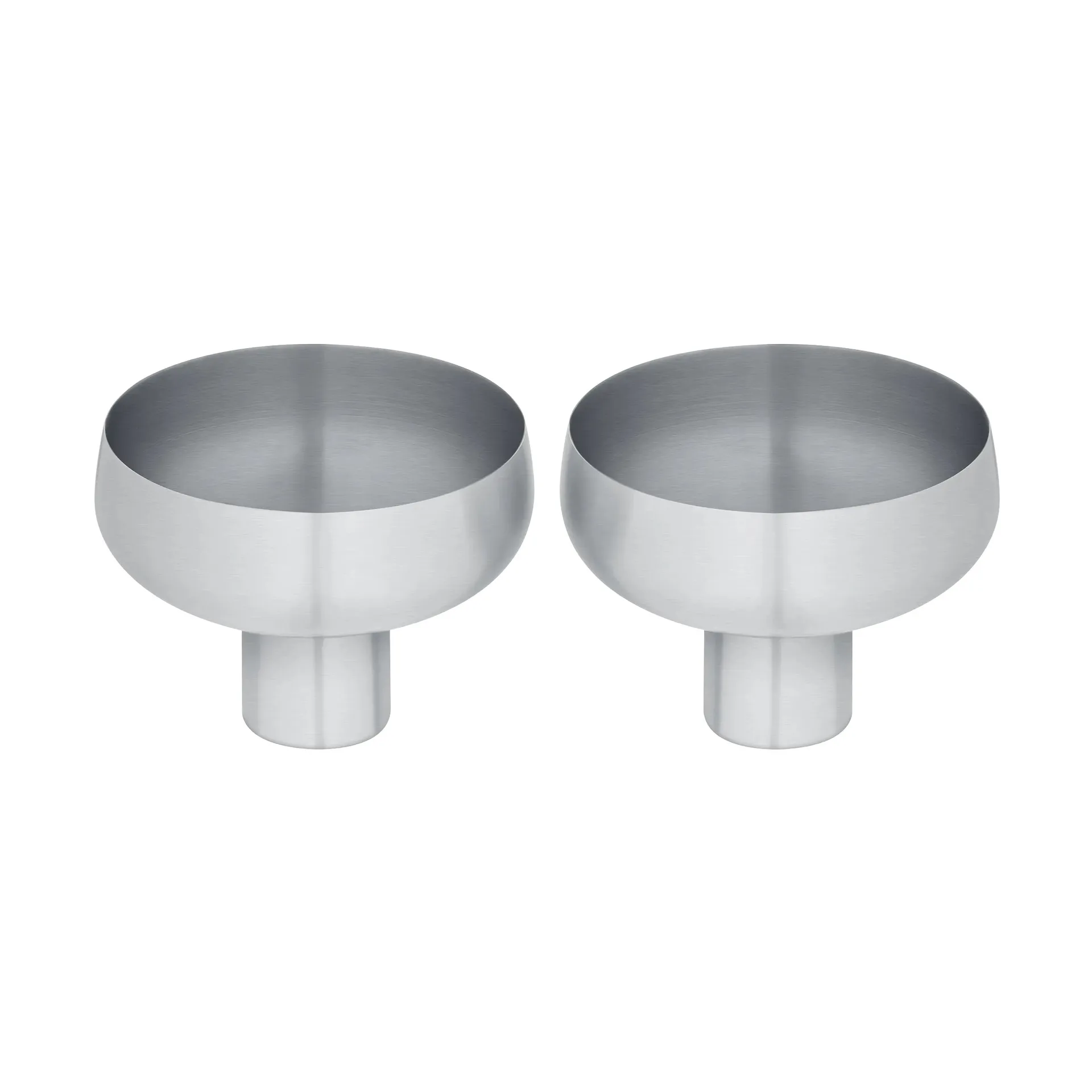 Koyoi champagneglas Coupe 9 cl, Roestvrij staal blomus