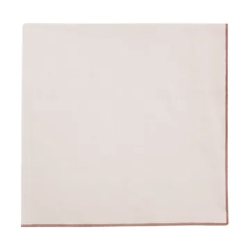 Lineo linnen servet 42x42 cm - Moonbeam-mocha mousse - blomus