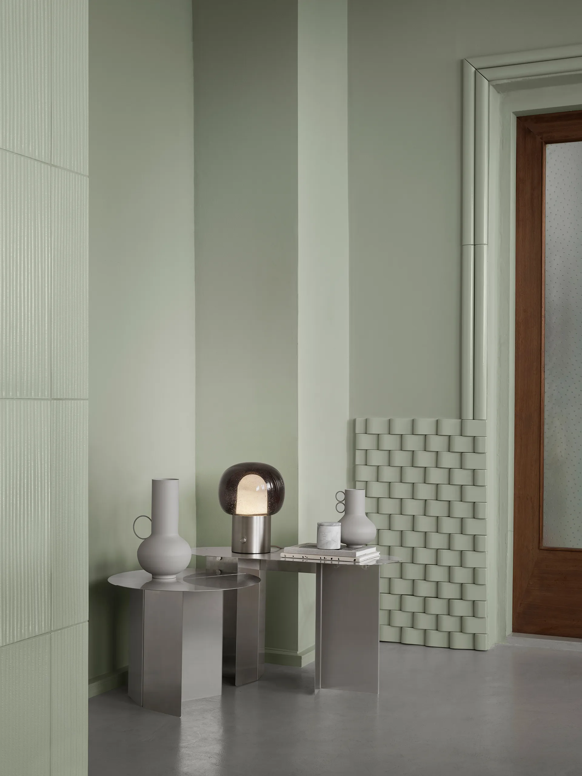 Loha vaas 20 cm, Moonbeam blomus