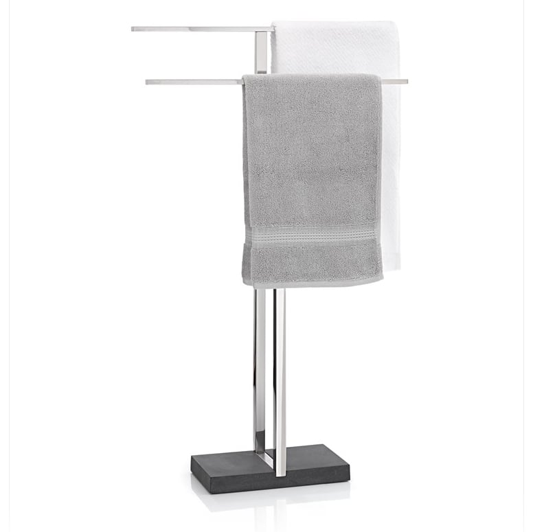 blomus Menoto handdoekenrek gepolijst staal | Scandinavisch Interieur | Handdoekenrekken & -ringen | Zilverkleurig