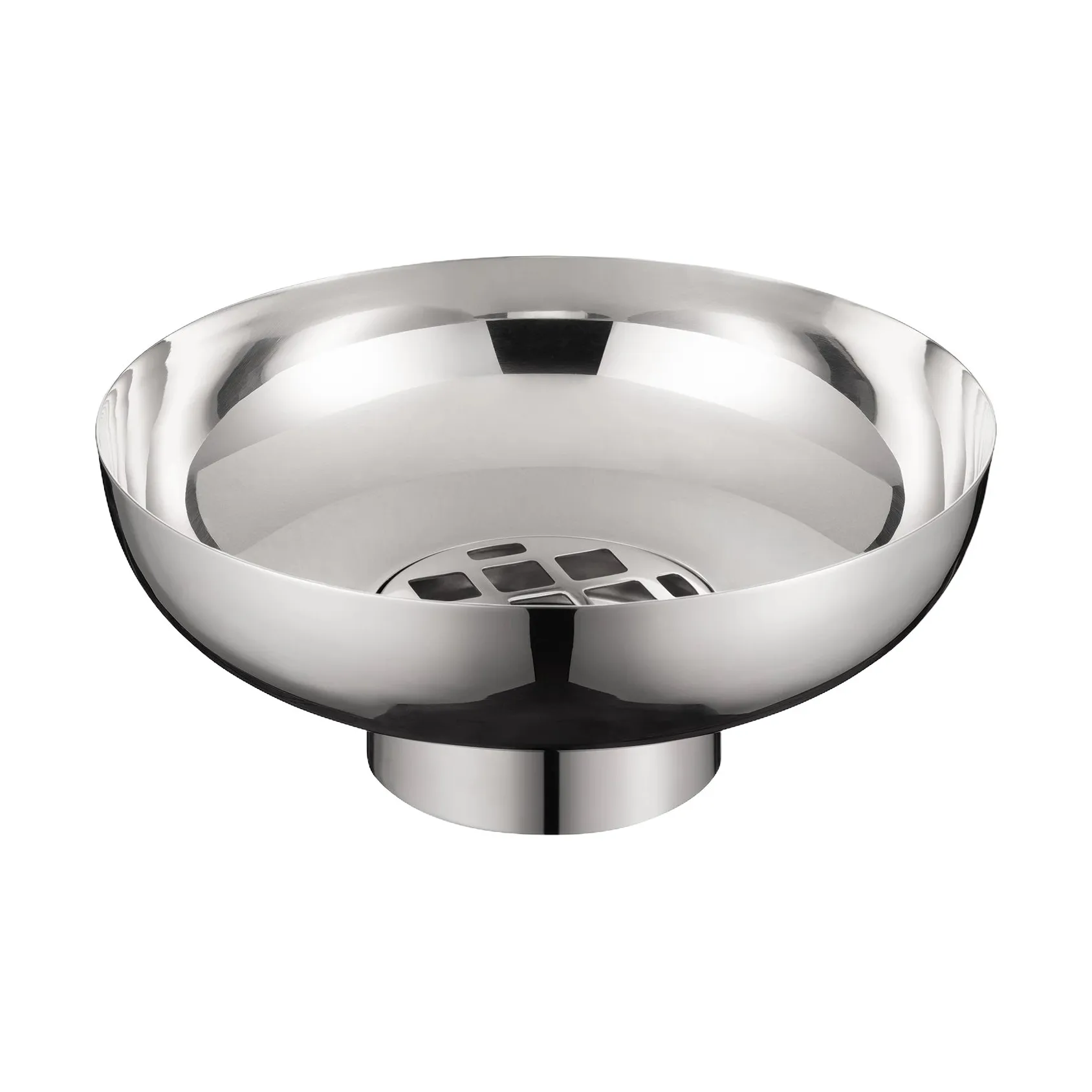 MIYABI vaas M Ø23 cm, Zilverkleurig blomus