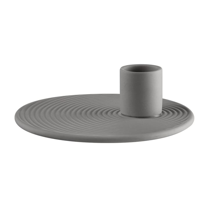 Nona kandelaar Ø12 cm, Pewter blomus