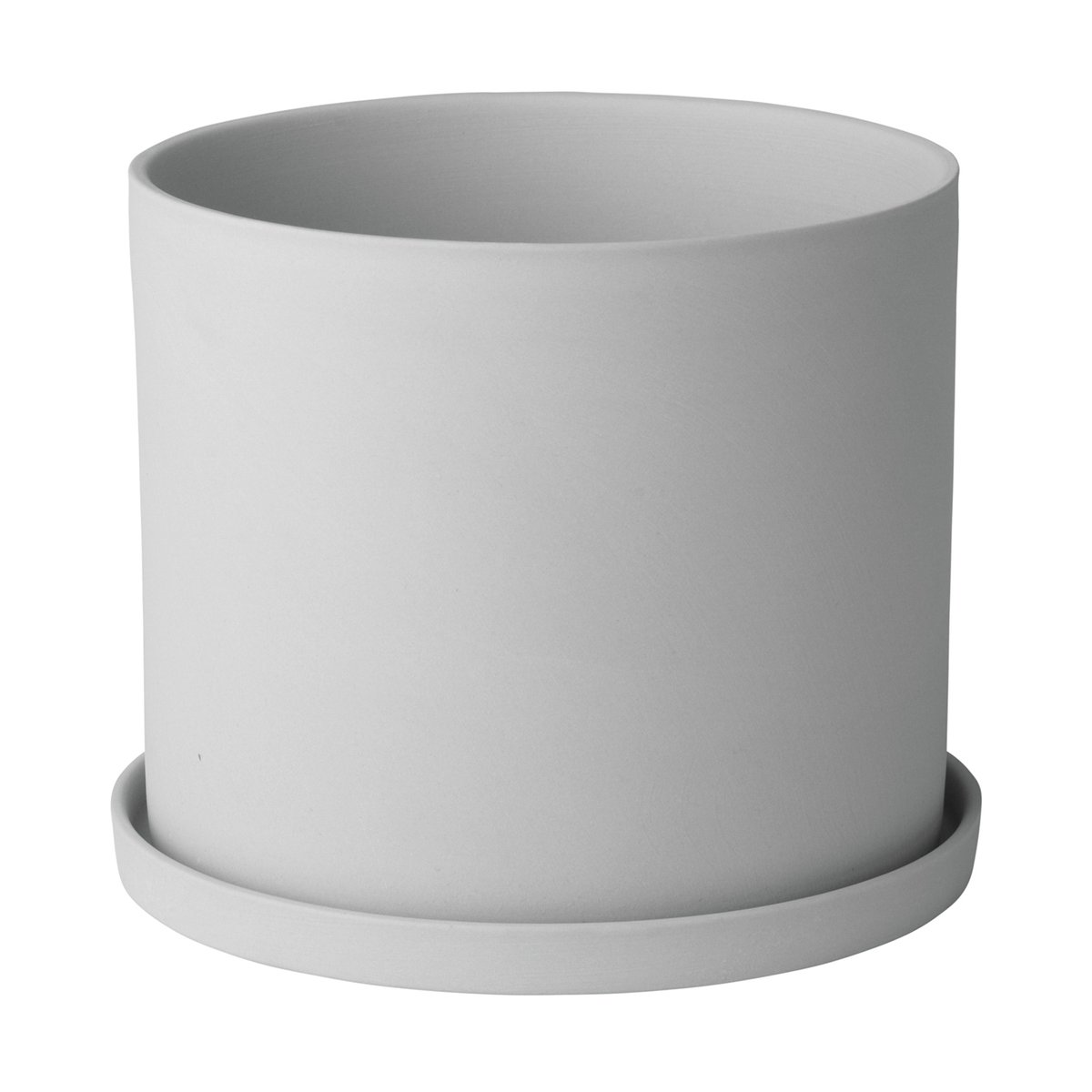 blomus Nona pot o15 cm Micro chip | Scandinavisch Interieur | Bloempotten | Grijs