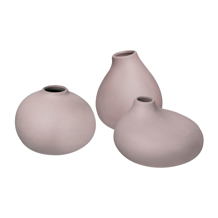 Nona vaas 3-pack - Schors - Blomus