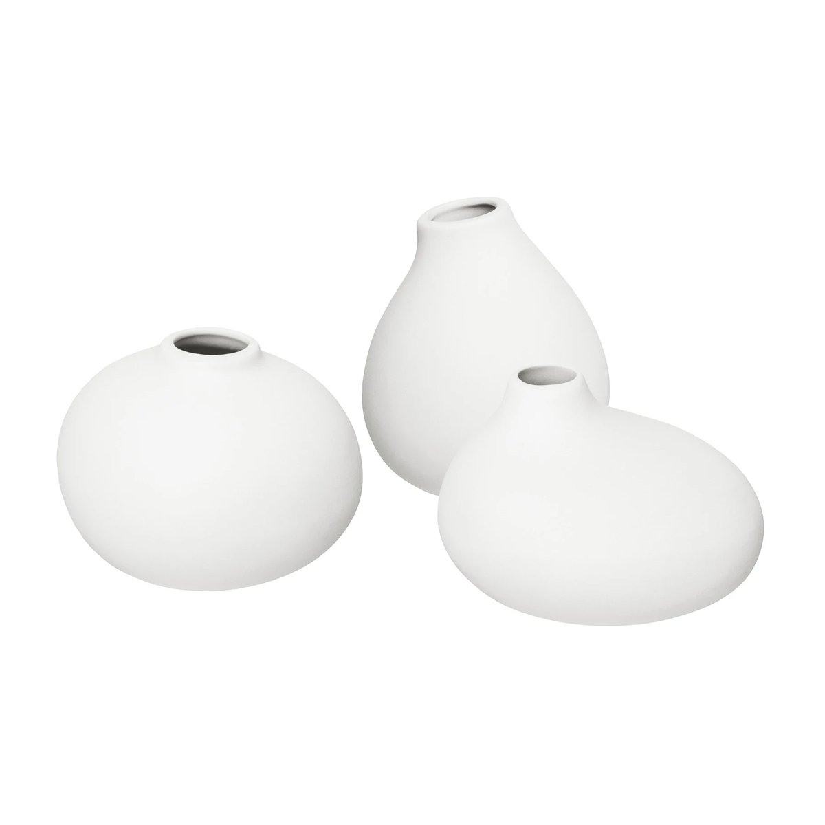 blomus Nona vaas 3-pack White | Scandinavisch Interieur | Vazen | Wit