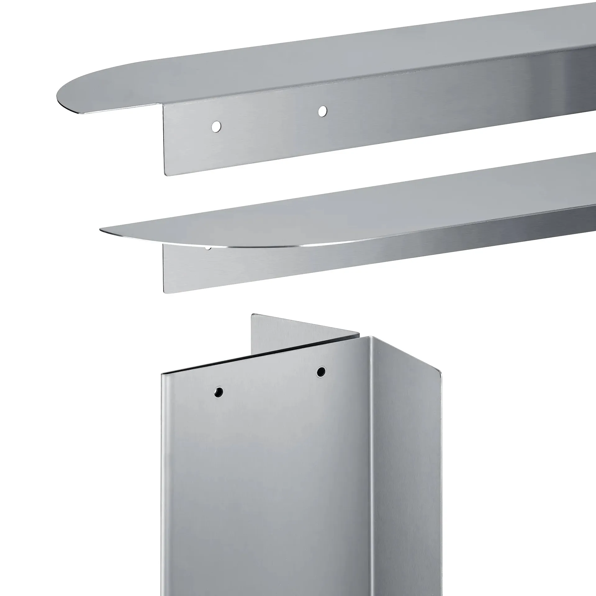 ORU bank 80x45 cm, Mat roestvrij staal blomus