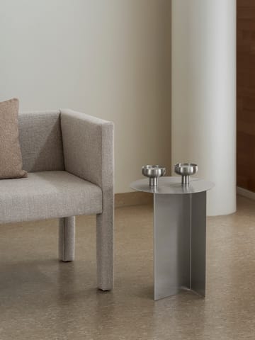 ORU bijzettafel S Ø35 cm - Mat roestvrij staal - Blomus