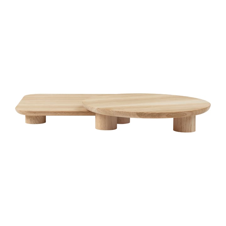Palua serveerblad set, Eikenhout Blomus