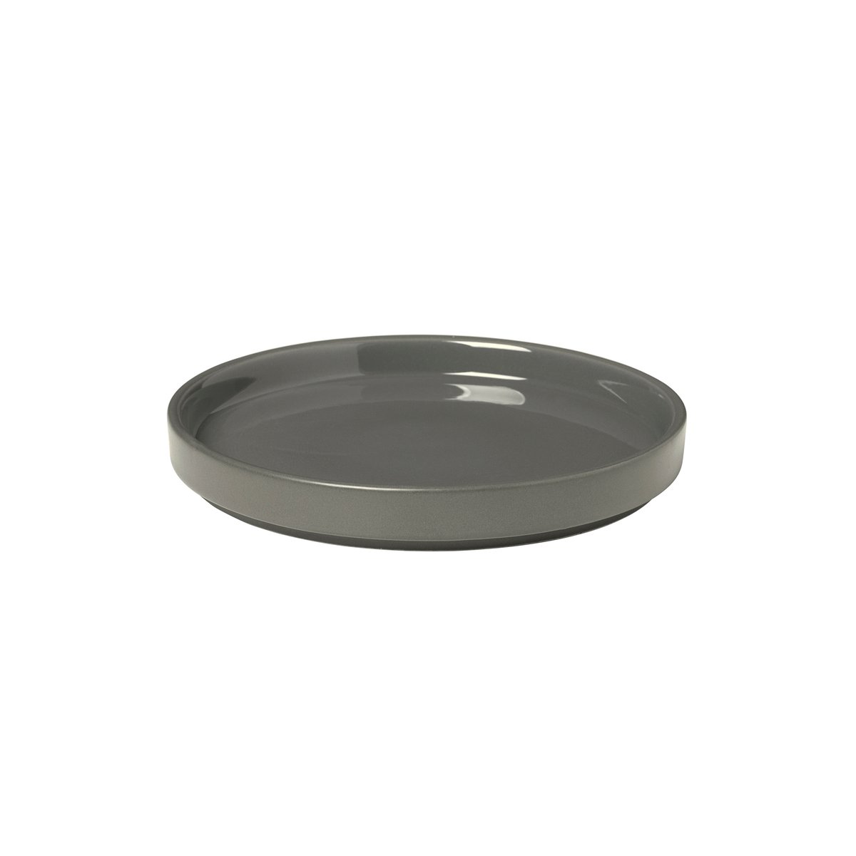 blomus Pilar bordje o 14 cm Pewter | Scandinavisch Interieur | Kleine borden | Grijs
