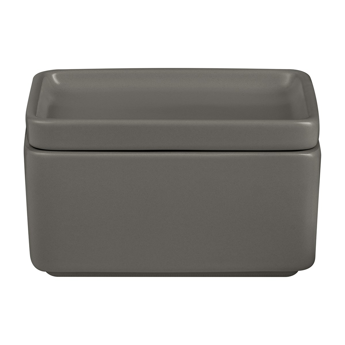 blomus Pilar botervloot-vershouddoosje 250 ml Pewter