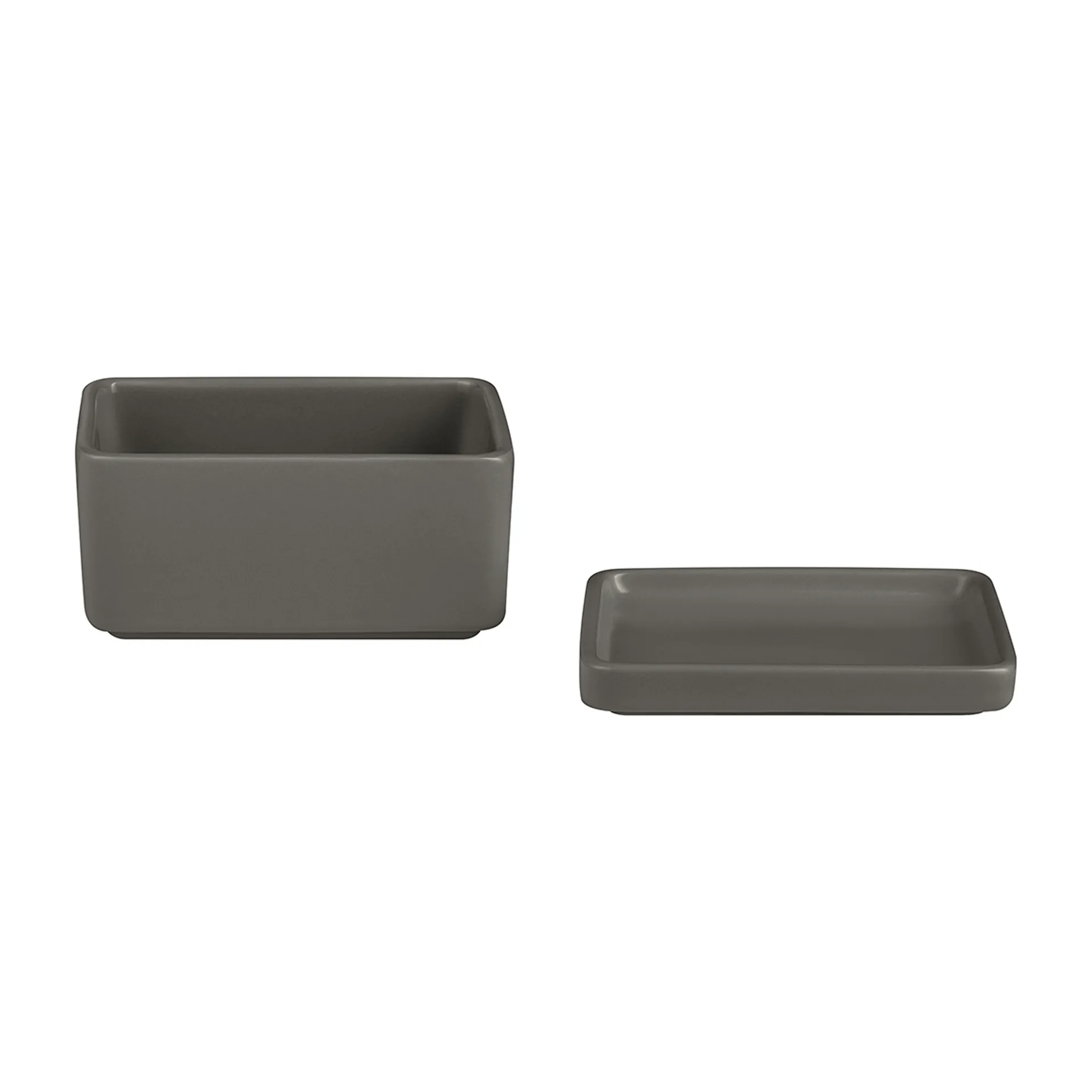 Pilar botervloot-vershouddoosje 250 ml, Pewter blomus