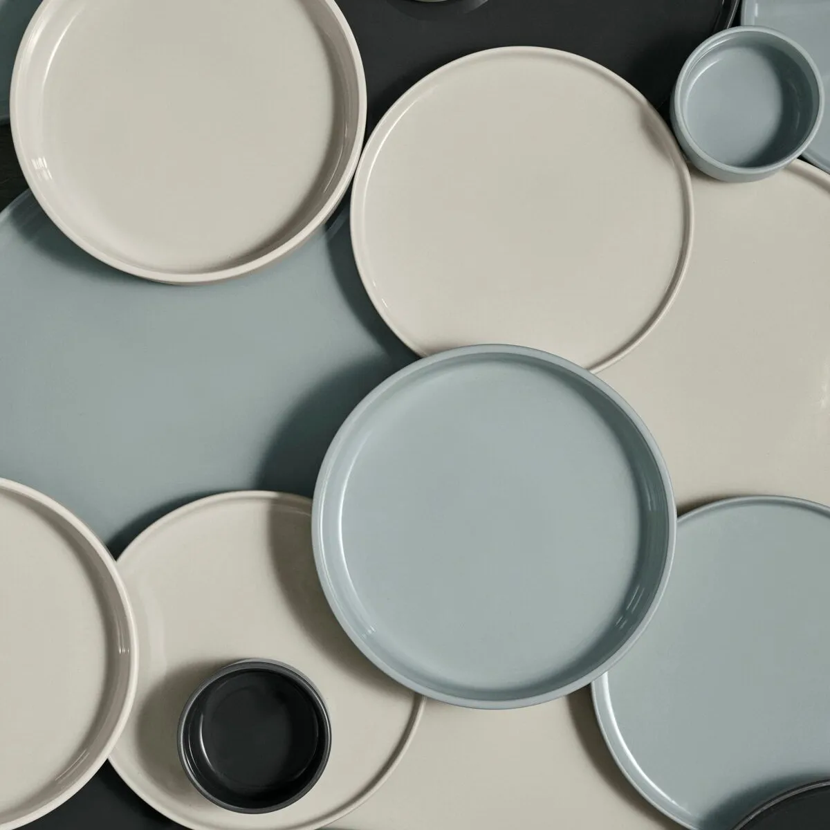 Pilar diep bord, Ø 20 cm, Moonbeam blomus