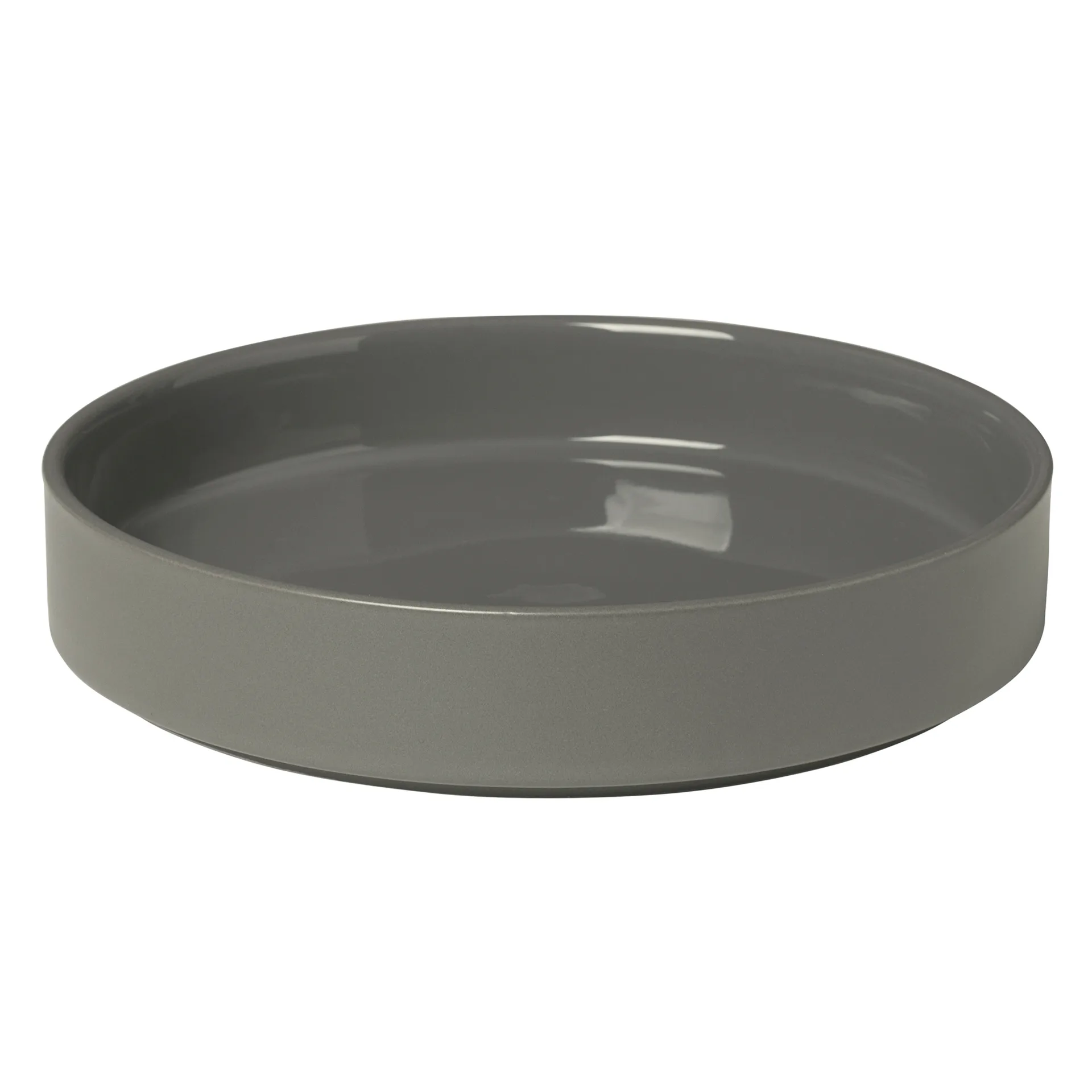 Pilar diep bord, Ø 20 cm, Pewter blomus