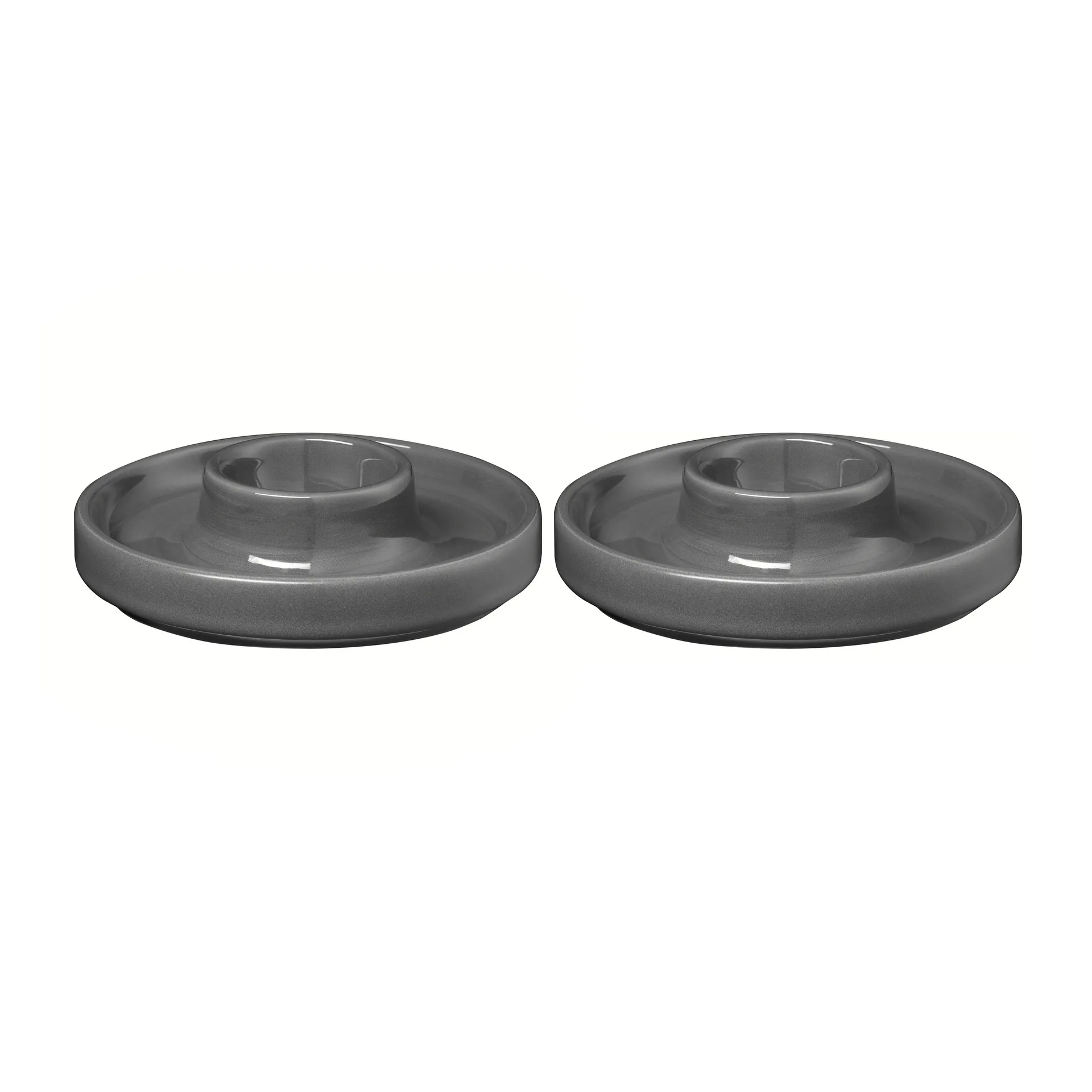 Pilar eierdop Ø10,4 cm 2-pack, Pewter blomus