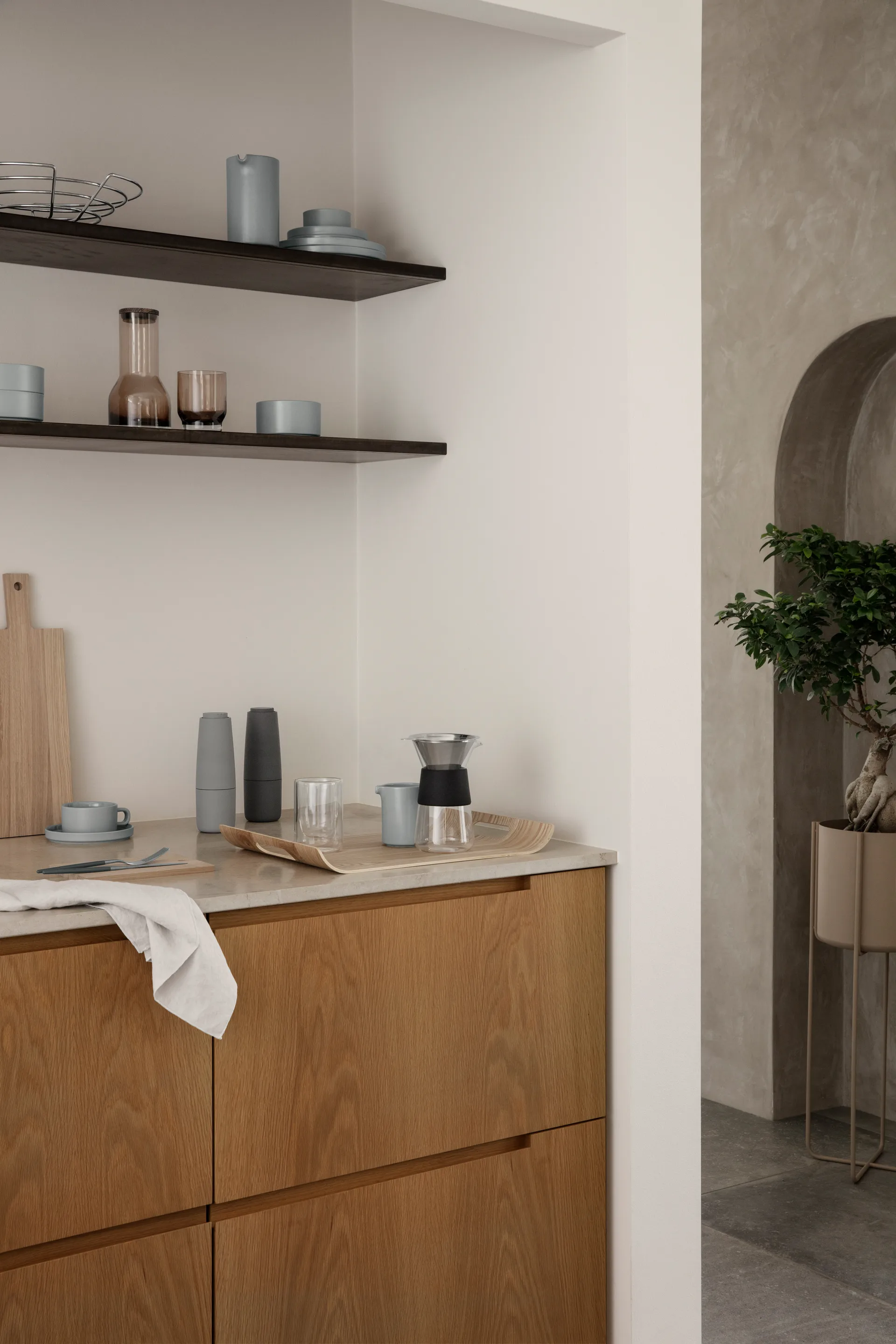 Pilar kom Ø11 cm, Mirage grey blomus