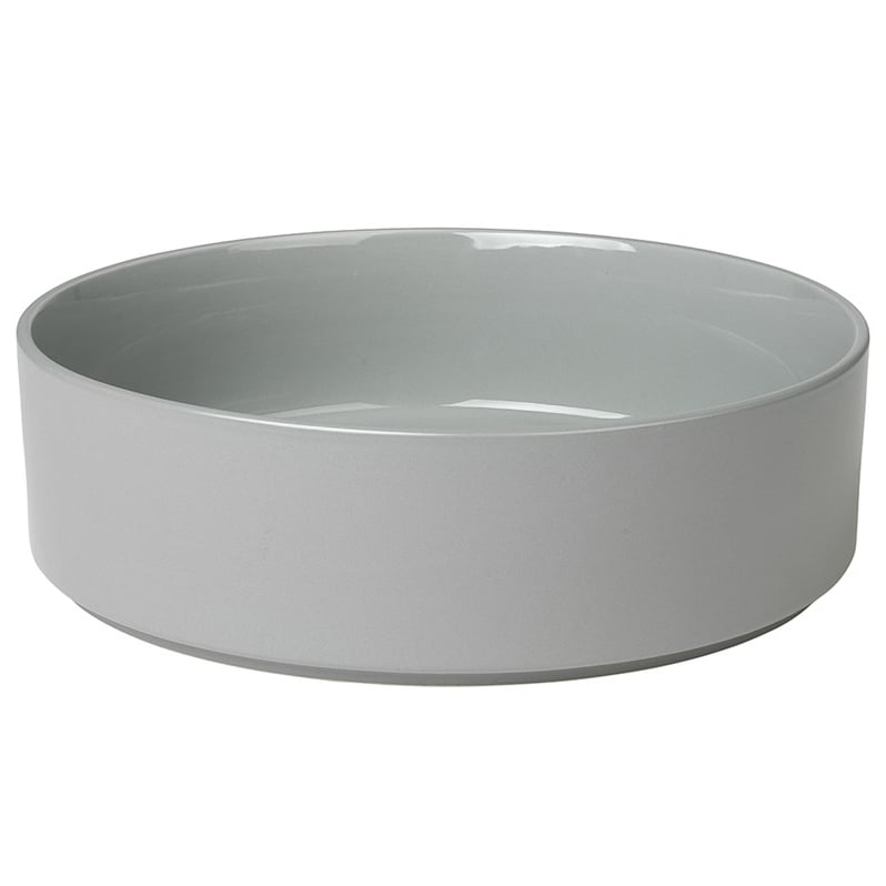 blomus Pilar kom, o 27 cm Miragegrijs | Scandinavisch Interieur | Dinerborden | Grijs
