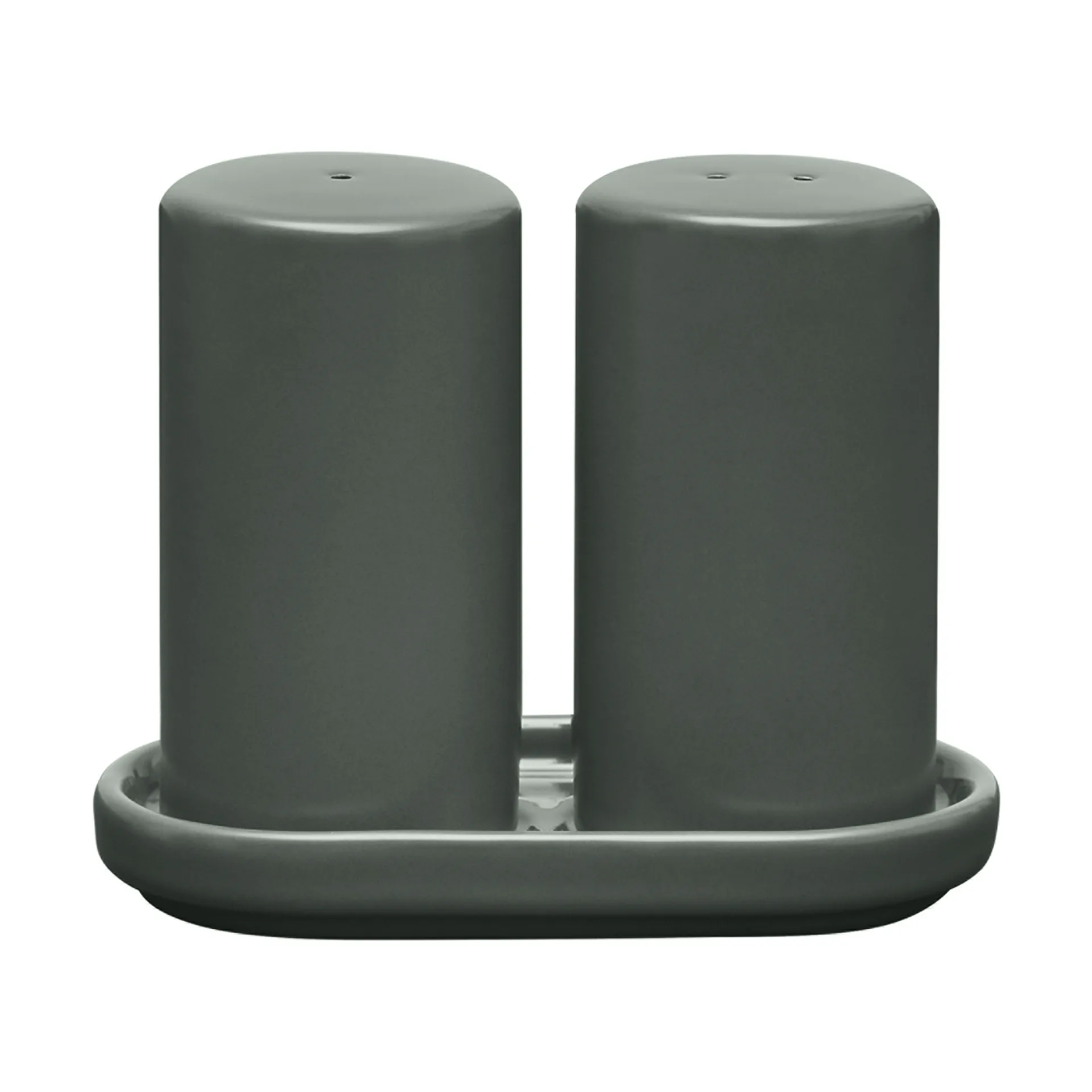 Pilar zout- & peperstel 2-delig, Agave Green, Ø4,5x11,5 cm blomus