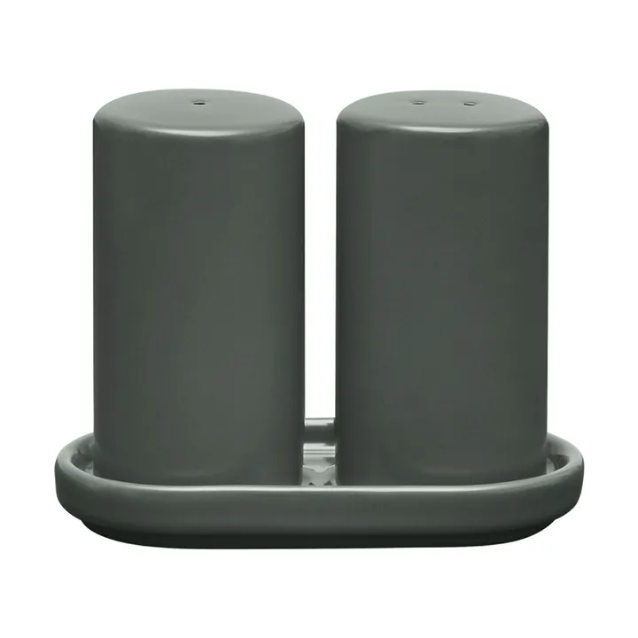 Pilar zout- & peperstel 2-delig - Agave Green, Ø4,5x11,5 cm - Blomus