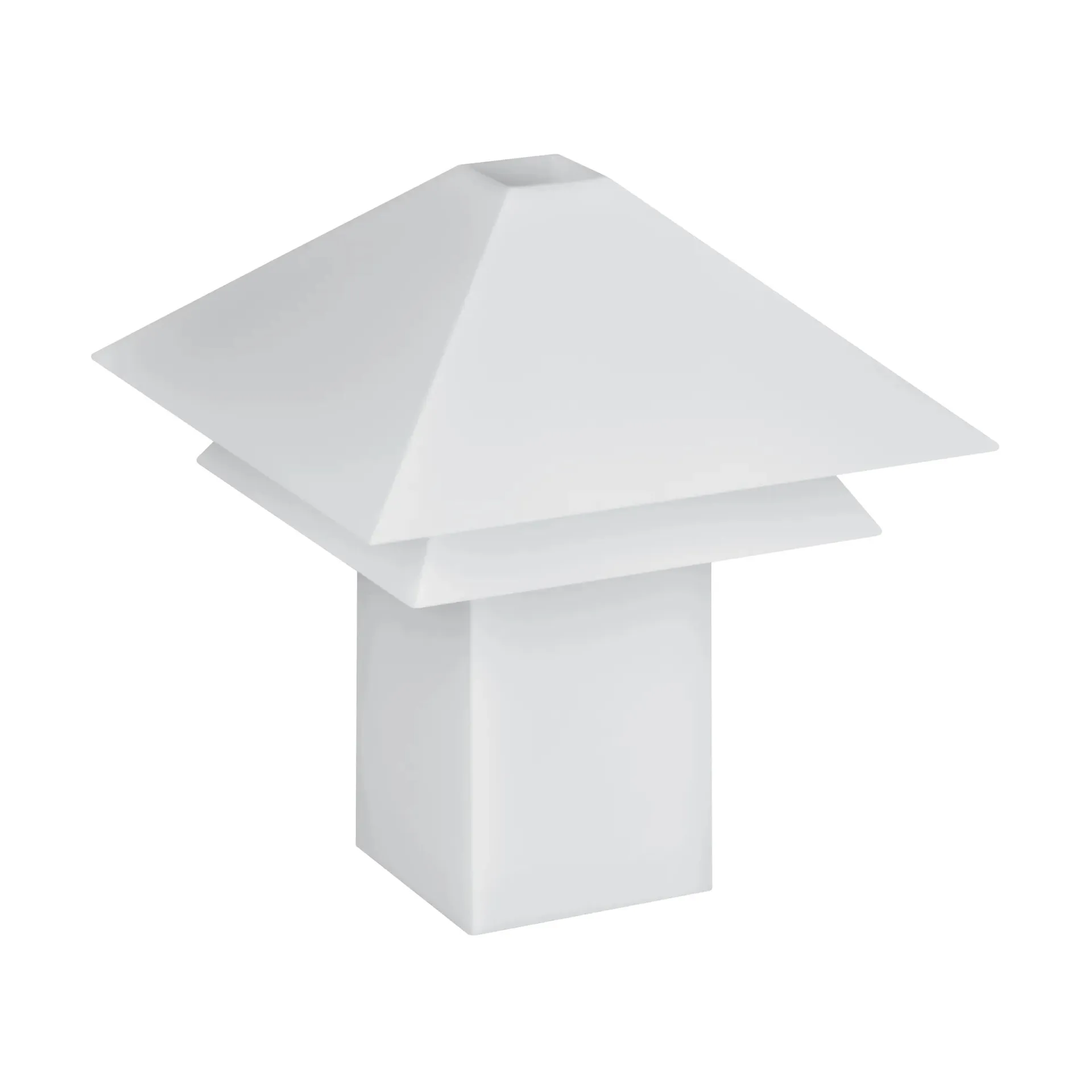 Sanaka draagbare tafellamp, Wit blomus