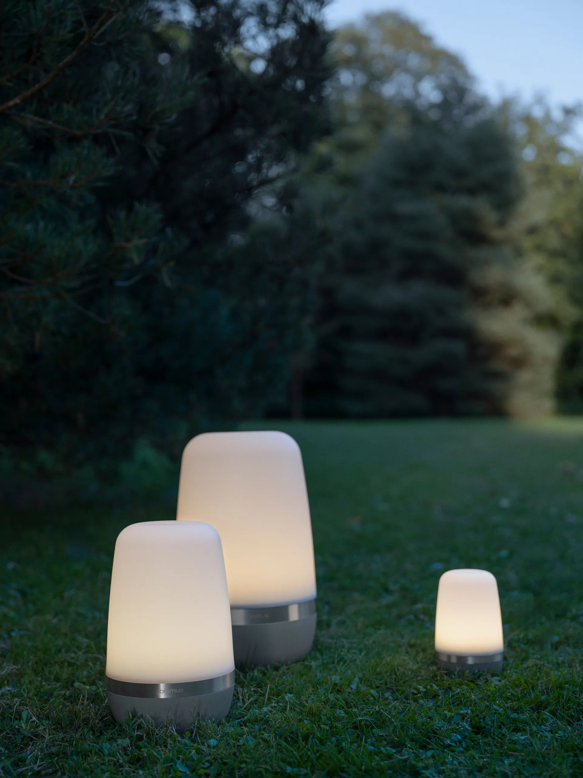 Spirit LED-lamp L 25 cm, Pine gray blomus