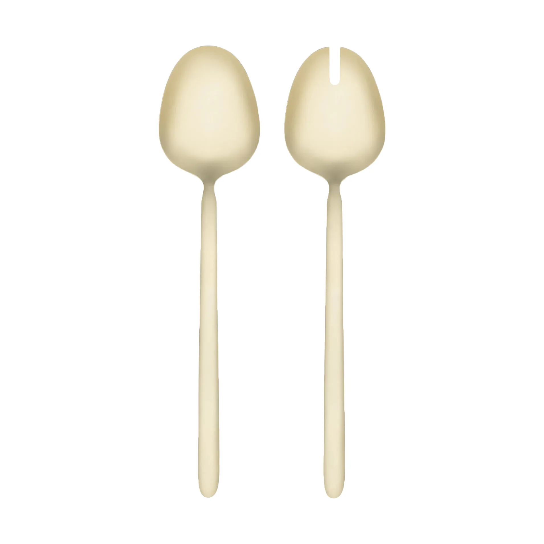 STELLA saladebestek champagne 2-delig, 28 cm blomus