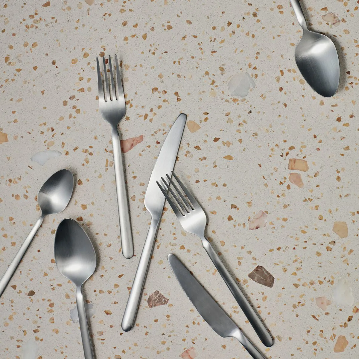 STELLA servies silver, 16-delig blomus