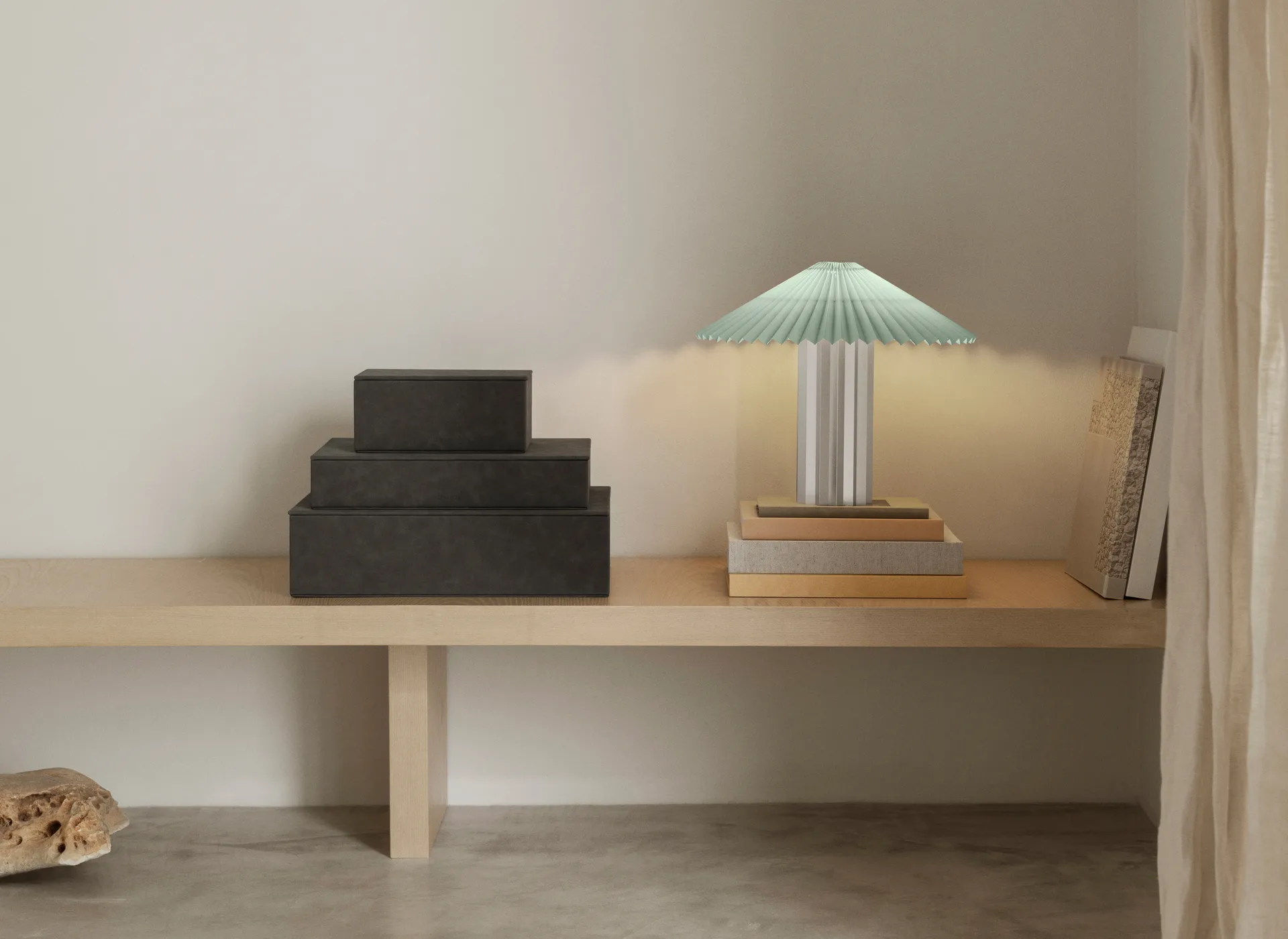 Taite tafellamp, Desert sage, Ø36,5x31 cm blomus