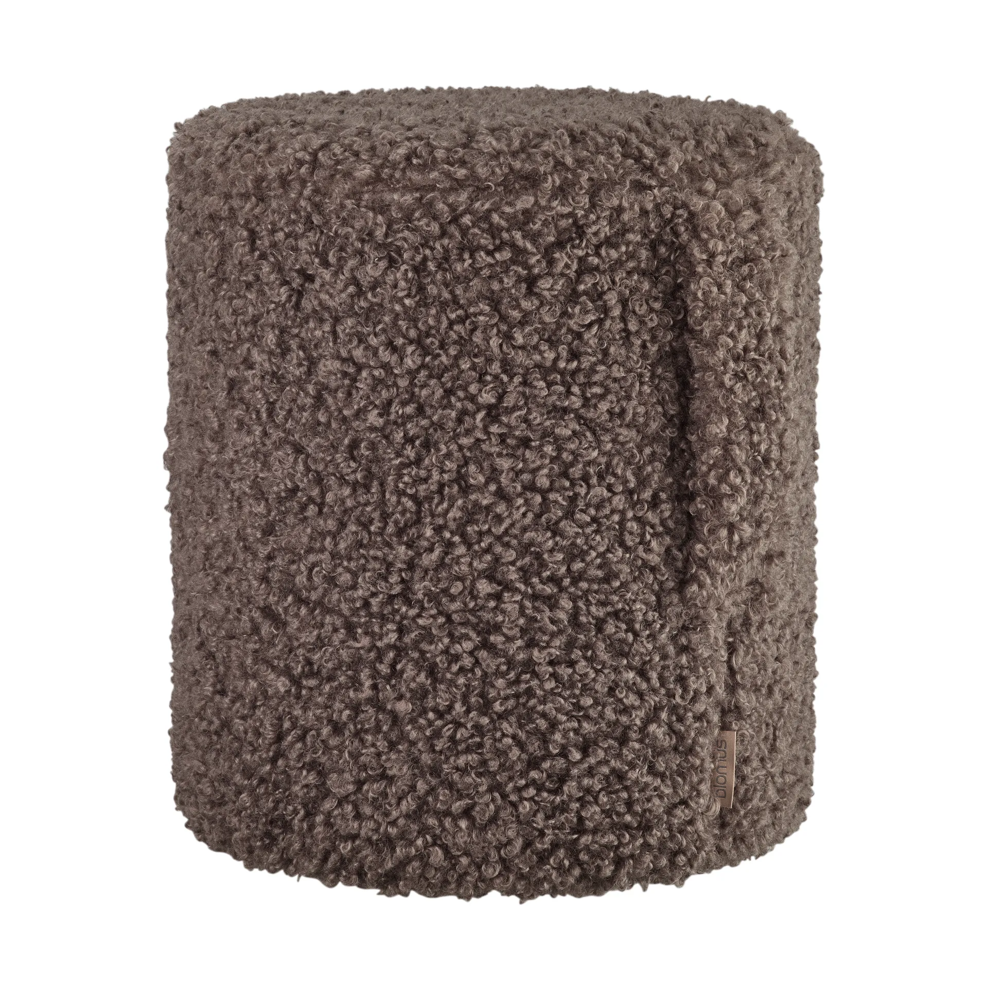 Teddy poef, Espresso, Ø35x40 cm blomus