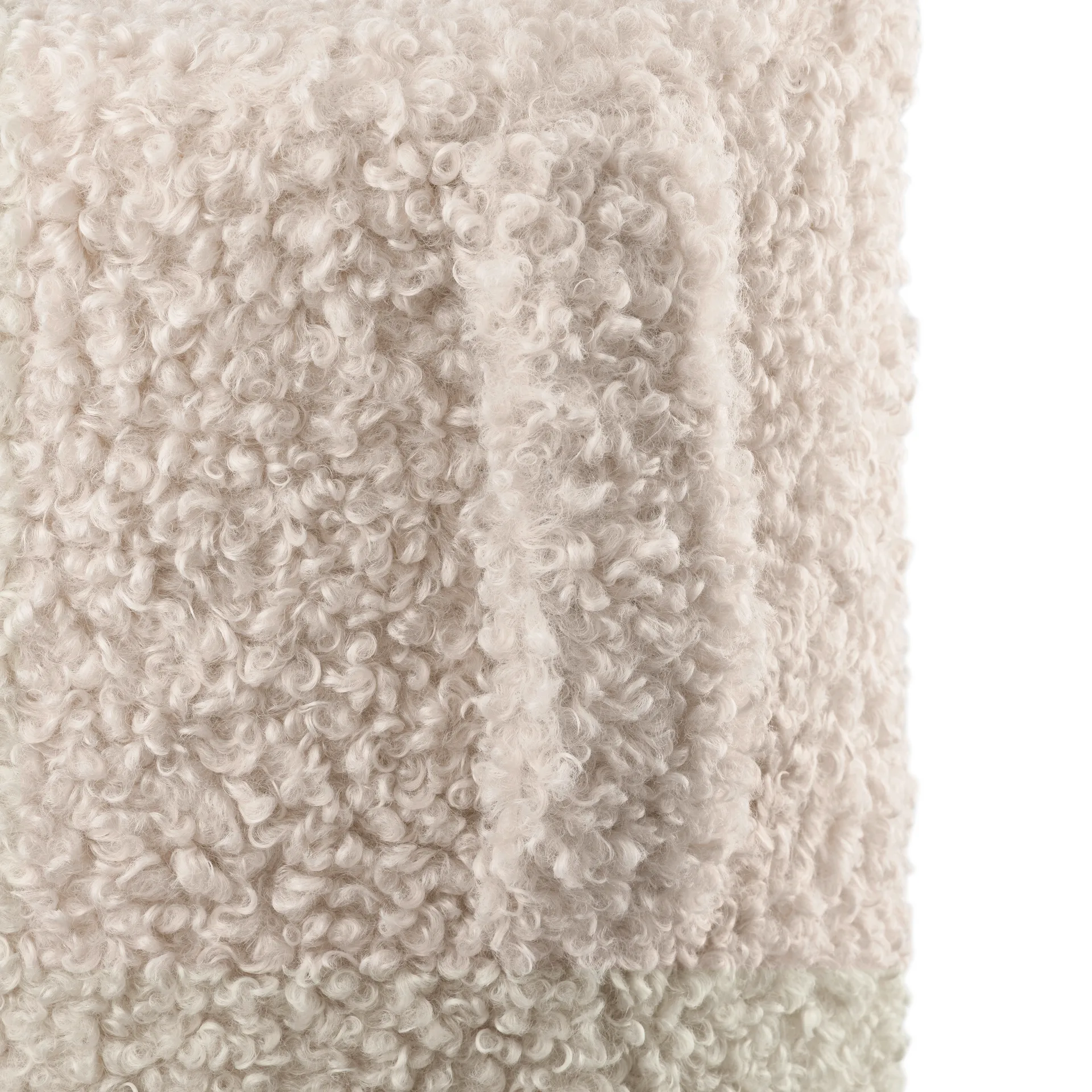 Teddy poef, Moonbeam, Ø35x40 cm blomus