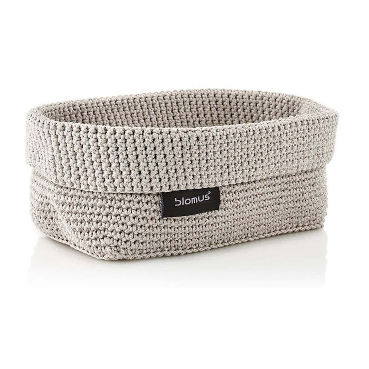 blomus Tela textielmand L 12x20 cm Sand | Scandinavisch Interieur | Opbergmanden | Beige
