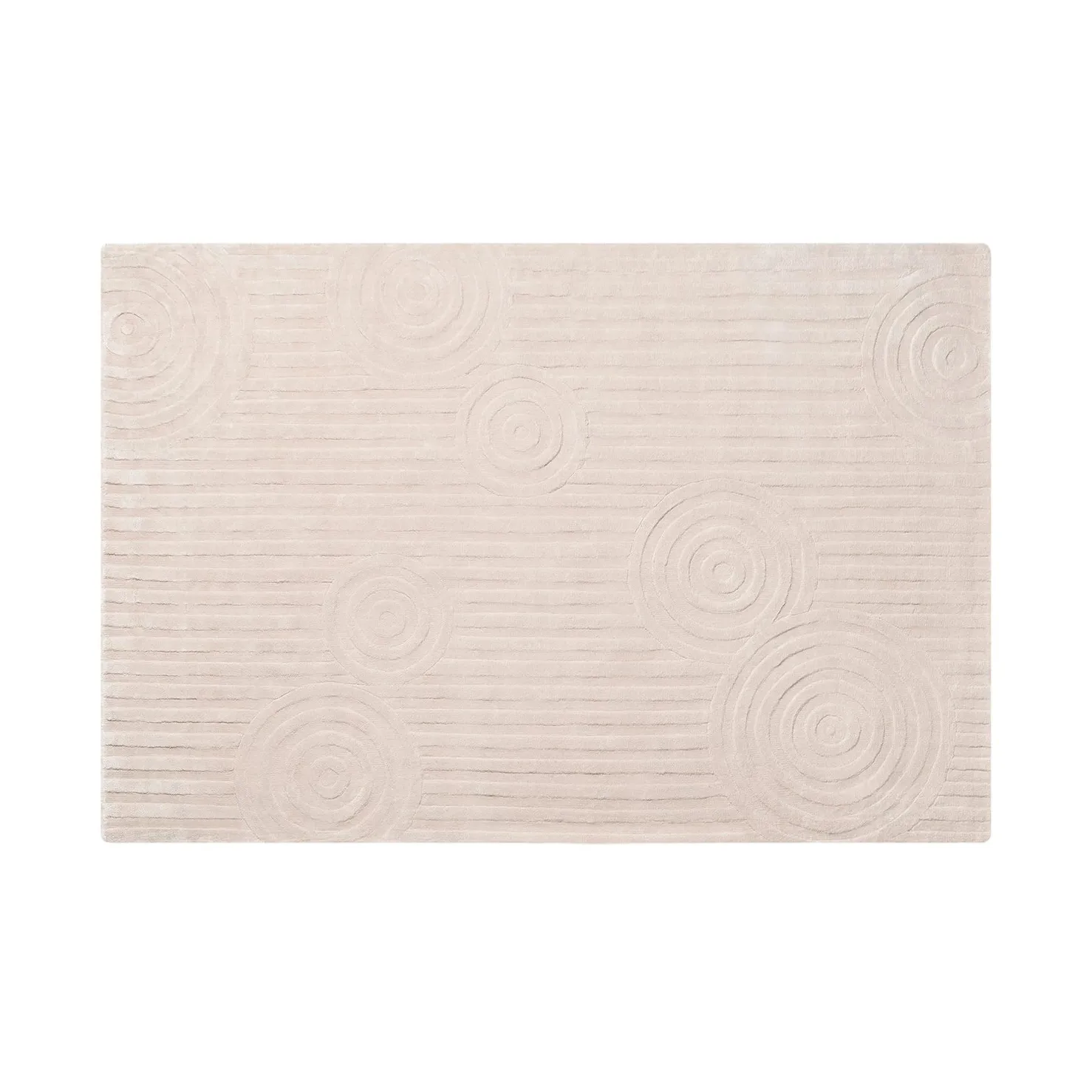 Uzu vloerkleed M 160x240 cm, Beige blomus