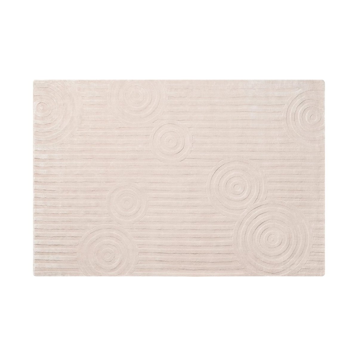blomus Uzu vloerkleed M 160x240 cm Beige | Scandinavisch Interieur | Hoogpolige vloerkleden | Beige
