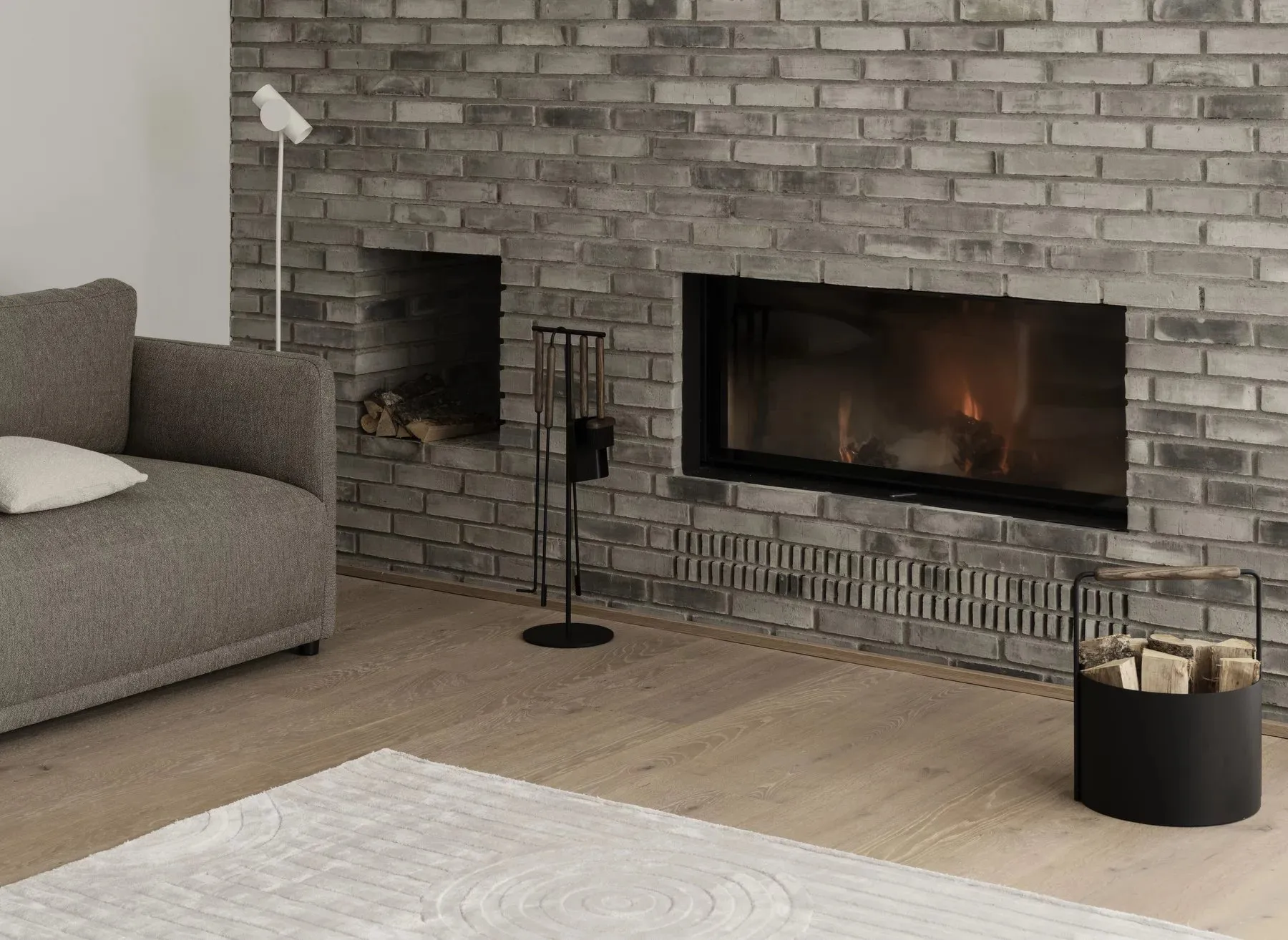 Uzu vloerkleed M 160x240 cm, Beige blomus