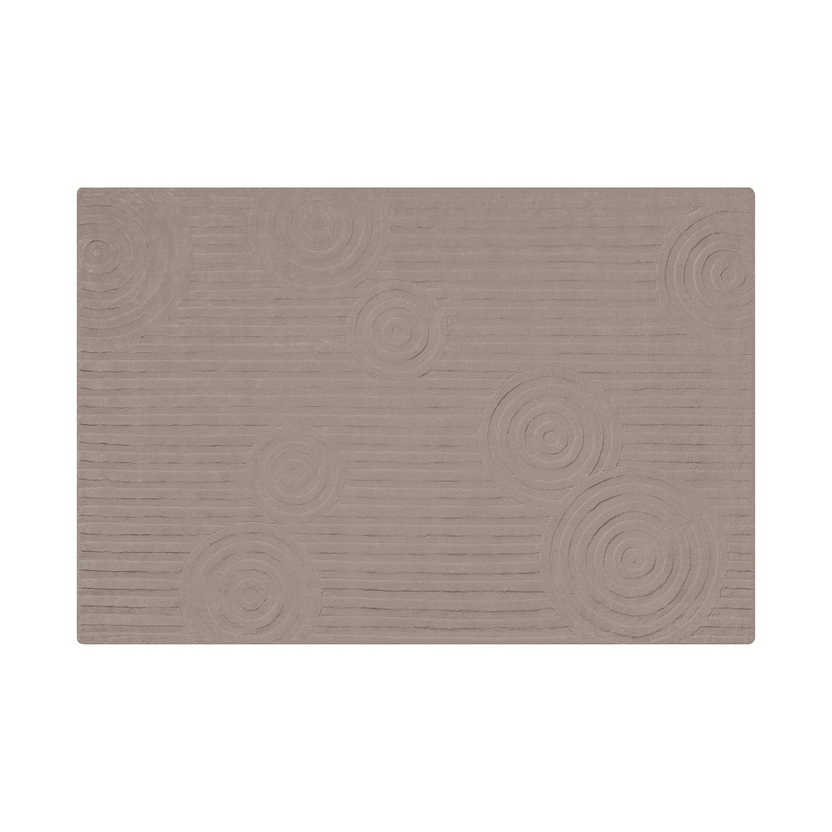 blomus Uzu vloerkleed M 160x240 cm Taupe | Scandinavisch Interieur | Hoogpolige vloerkleden | Bruin