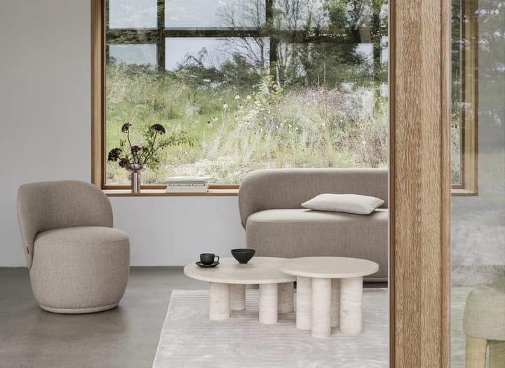 Uzu vloerkleed S 140x200 cm, Beige blomus