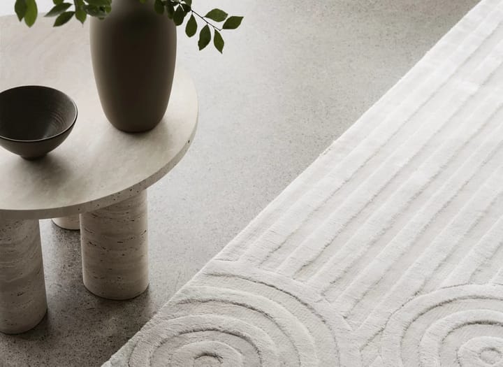 Uzu vloerkleed S 140x200 cm, Beige blomus