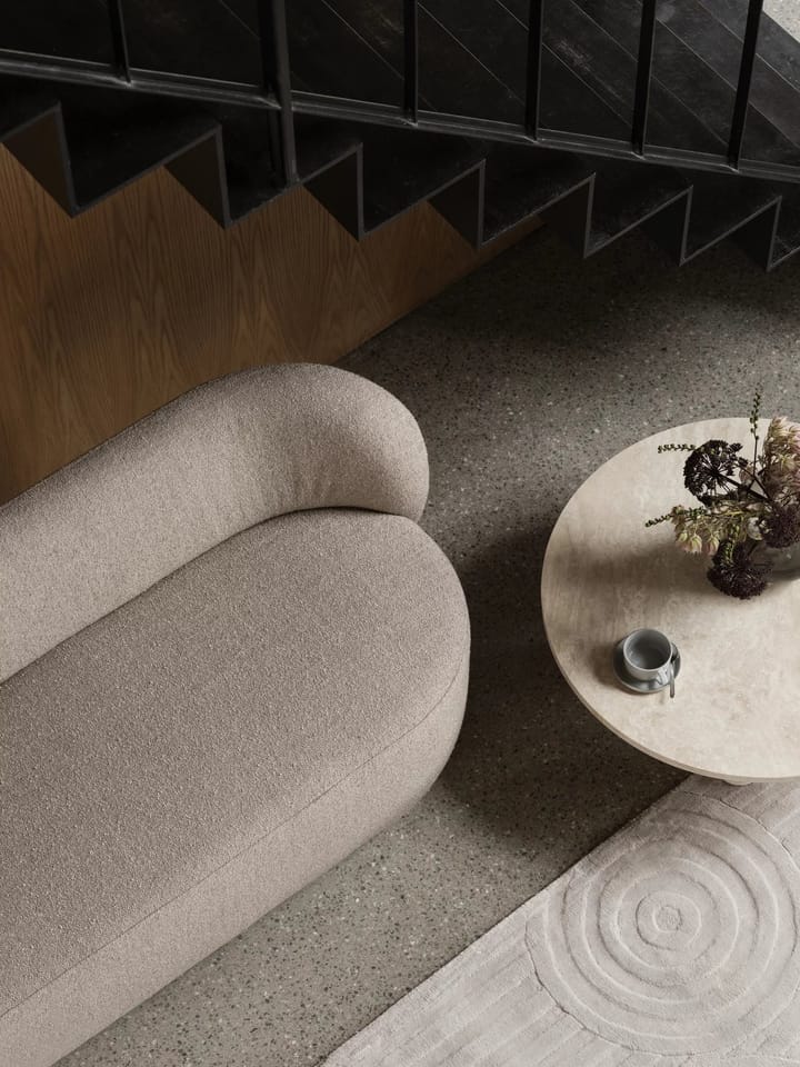 Uzu vloerkleed S 140x200 cm, Beige blomus