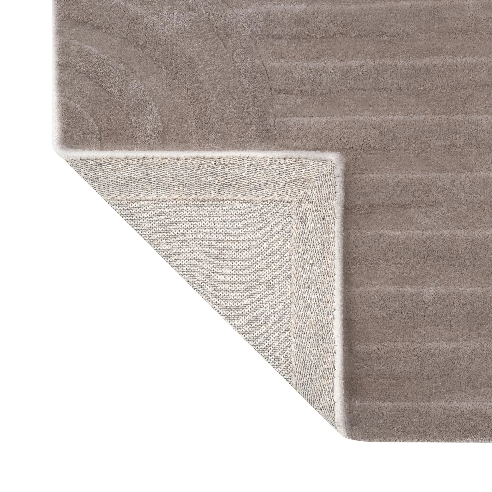 Uzu vloerkleed S 140x200 cm, Taupe blomus