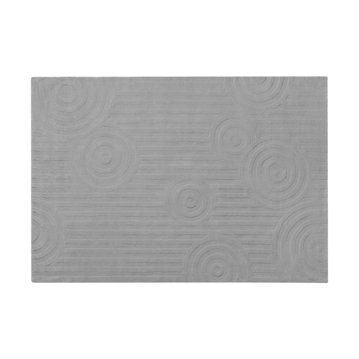 blomus Uzu vloerkleed S 140x200 cm Zinc | Scandinavisch Interieur | Hoogpolige vloerkleden | Grijs