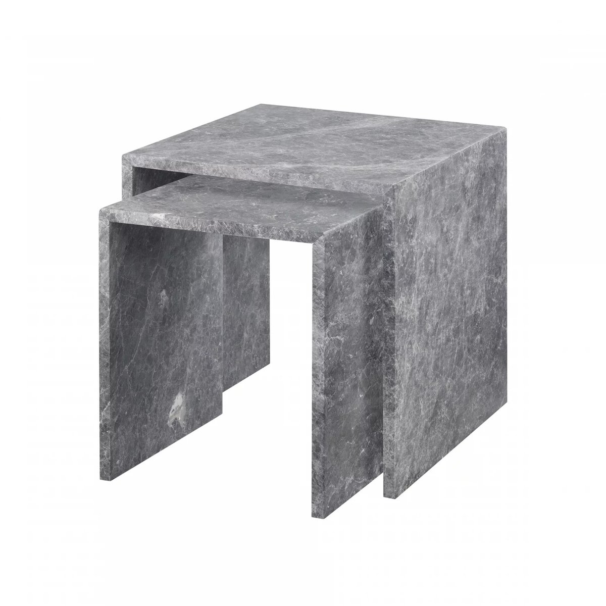 blomus Varu bijzettafel 2-delig Tundra gray | Scandinavisch Interieur | Bijzettafels | Grijs