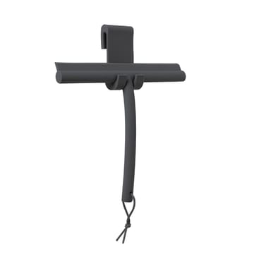 Vipo doucheschraper met haakje - Magnet - blomus